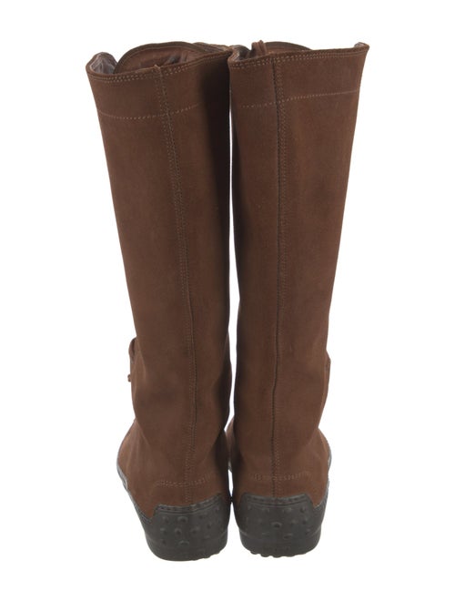 Tod's Suede Lace-Up Boots