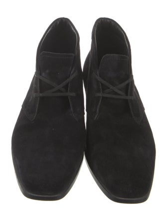 Tod's Suede Lace-Up Boots