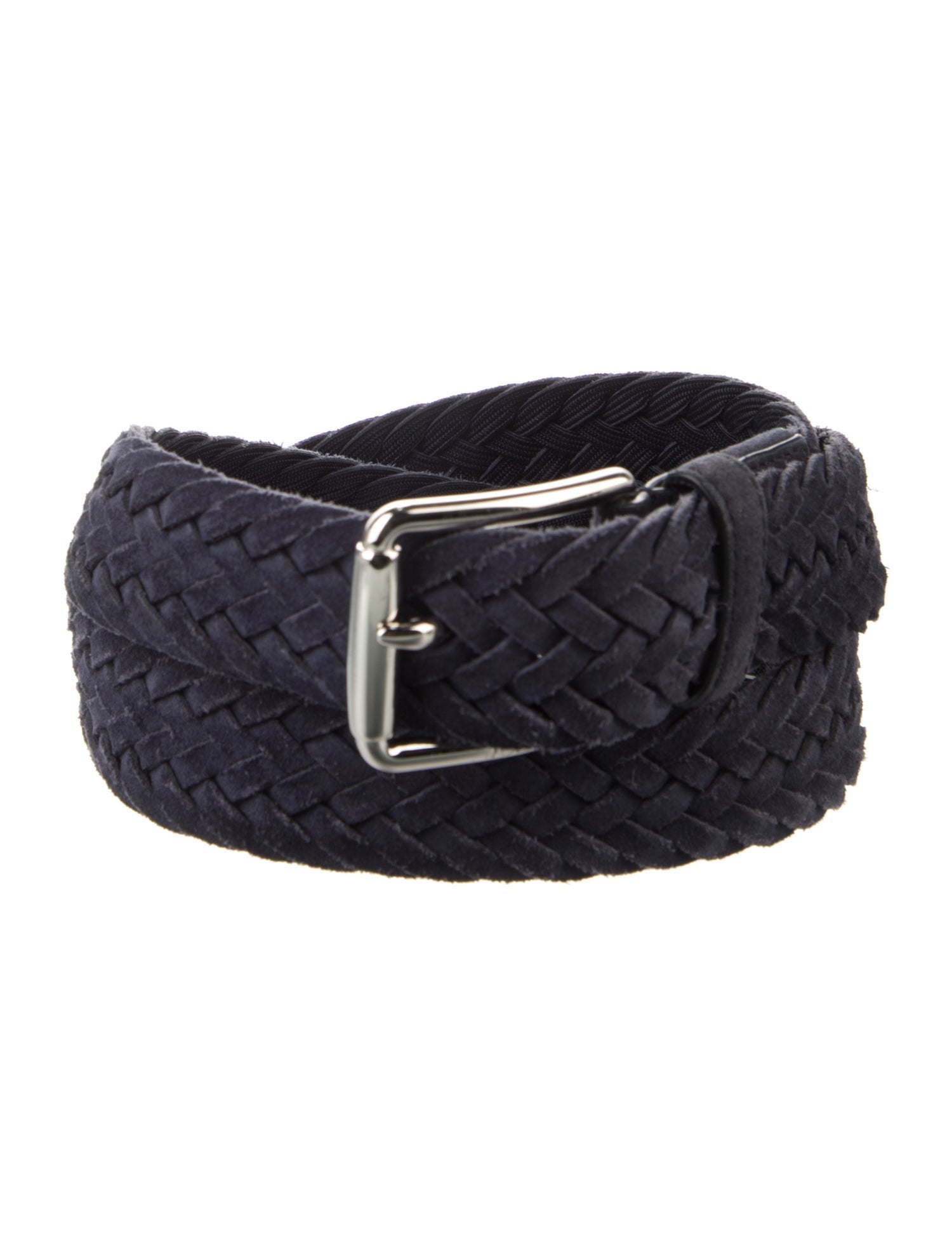 Tod's Suede Braided Accents Waist Belt