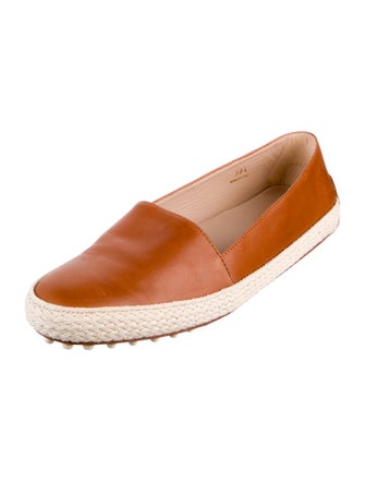 Tod's Leather Espadrilles