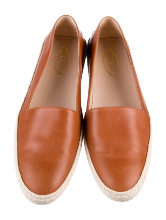Tod's Leather Espadrilles
