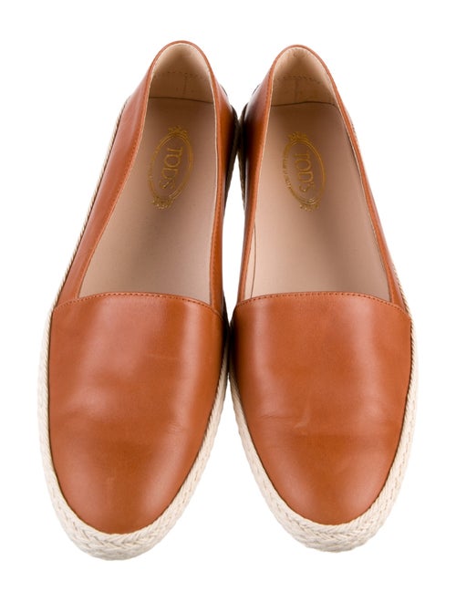 Tod's Leather Espadrilles