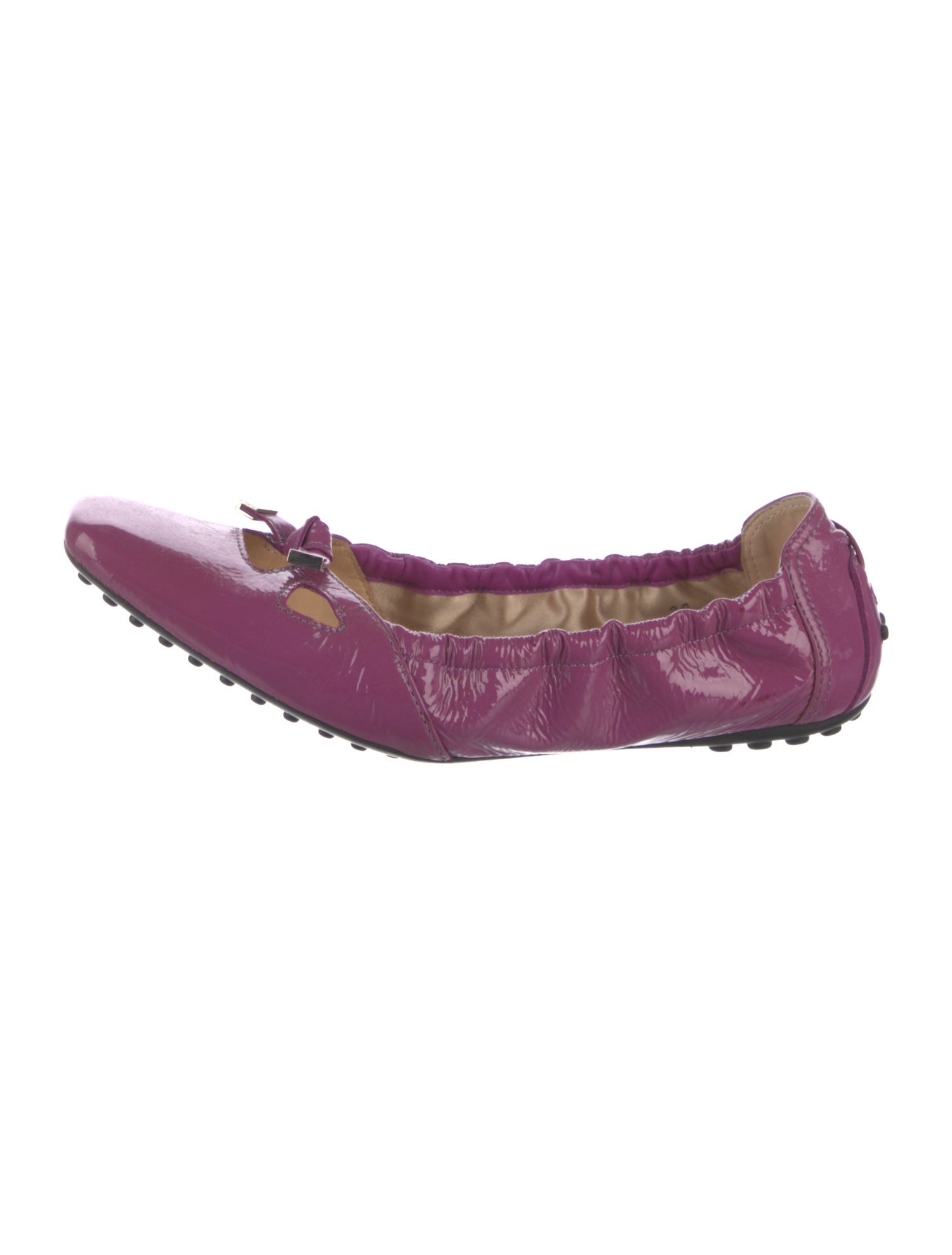 Tod's Patent Leather Ballet Flats