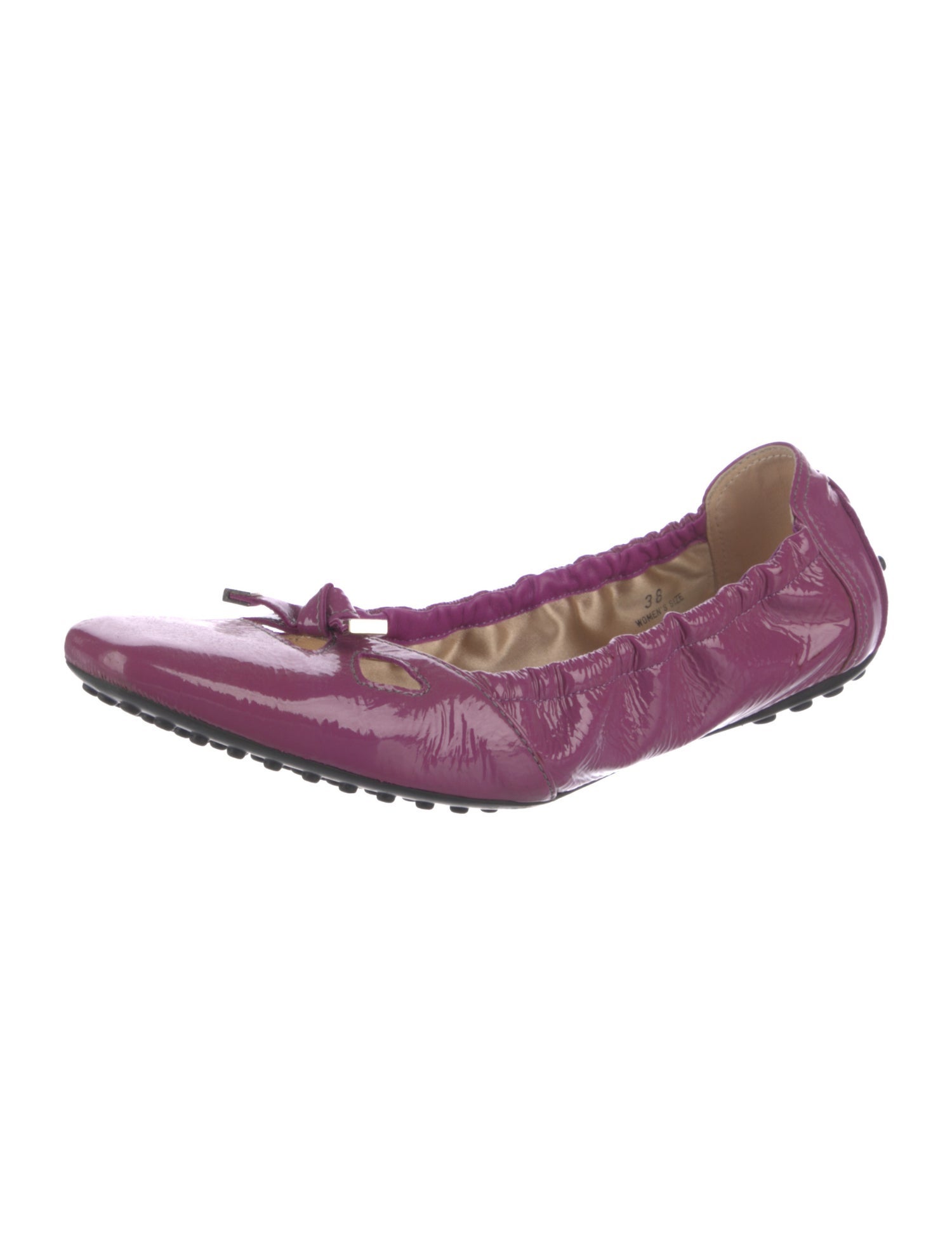 Tod's Patent Leather Ballet Flats