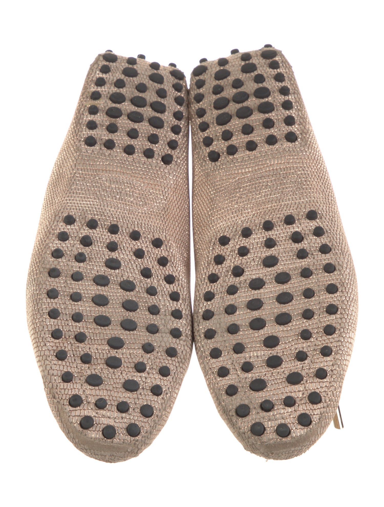 Tod's Leather Bow Accents Loafers