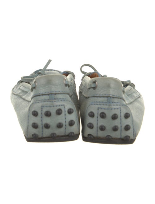 Tod's Leather Bow Accents Moccasins