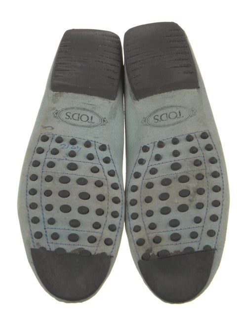 Tod's Leather Bow Accents Moccasins