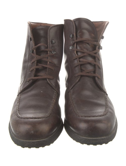 Tod's Leather Combat Boots