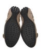 Tod's Leather Lasercut Accents Ballet Flats