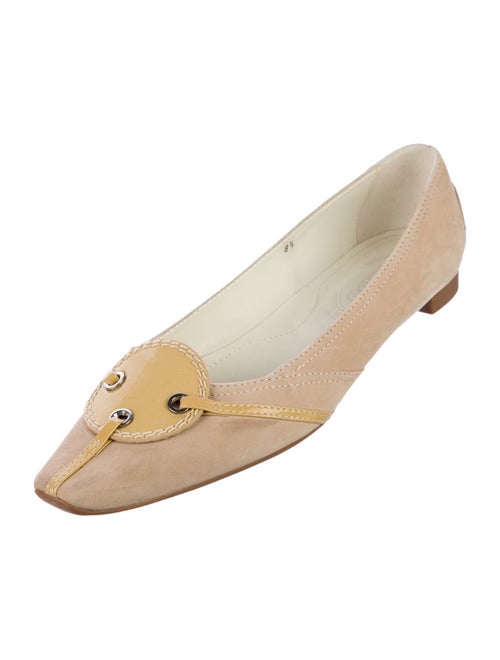 Tod's Suede Ballet Flats