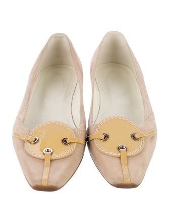 Tod's Suede Ballet Flats