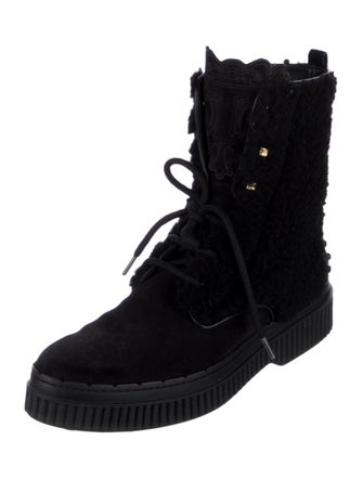 Tod's Wool Combat Boots