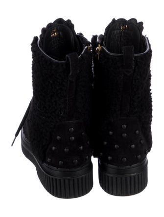 Tod's Wool Combat Boots