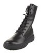 Tod's Leather Combat Boots