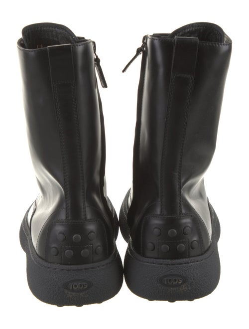 Tod's Leather Combat Boots