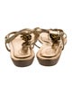 Tod's Leather T-Strap Sandals