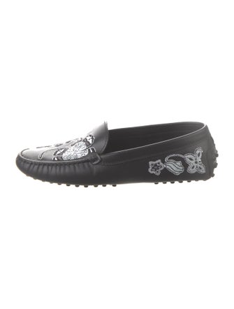 Tod's Leather Patterned Loafers