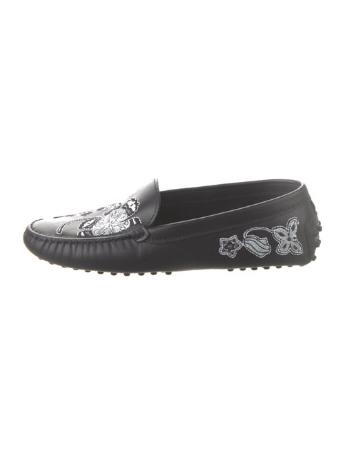 Tod's Leather Patterned Loafers
