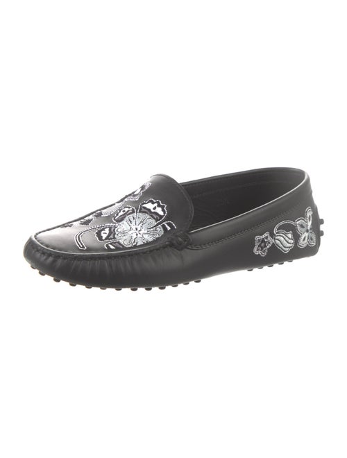 Tod's Leather Patterned Loafers