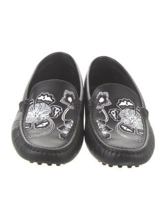 Tod's Leather Patterned Loafers