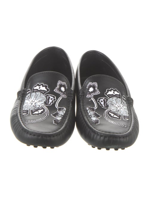Tod's Leather Patterned Loafers