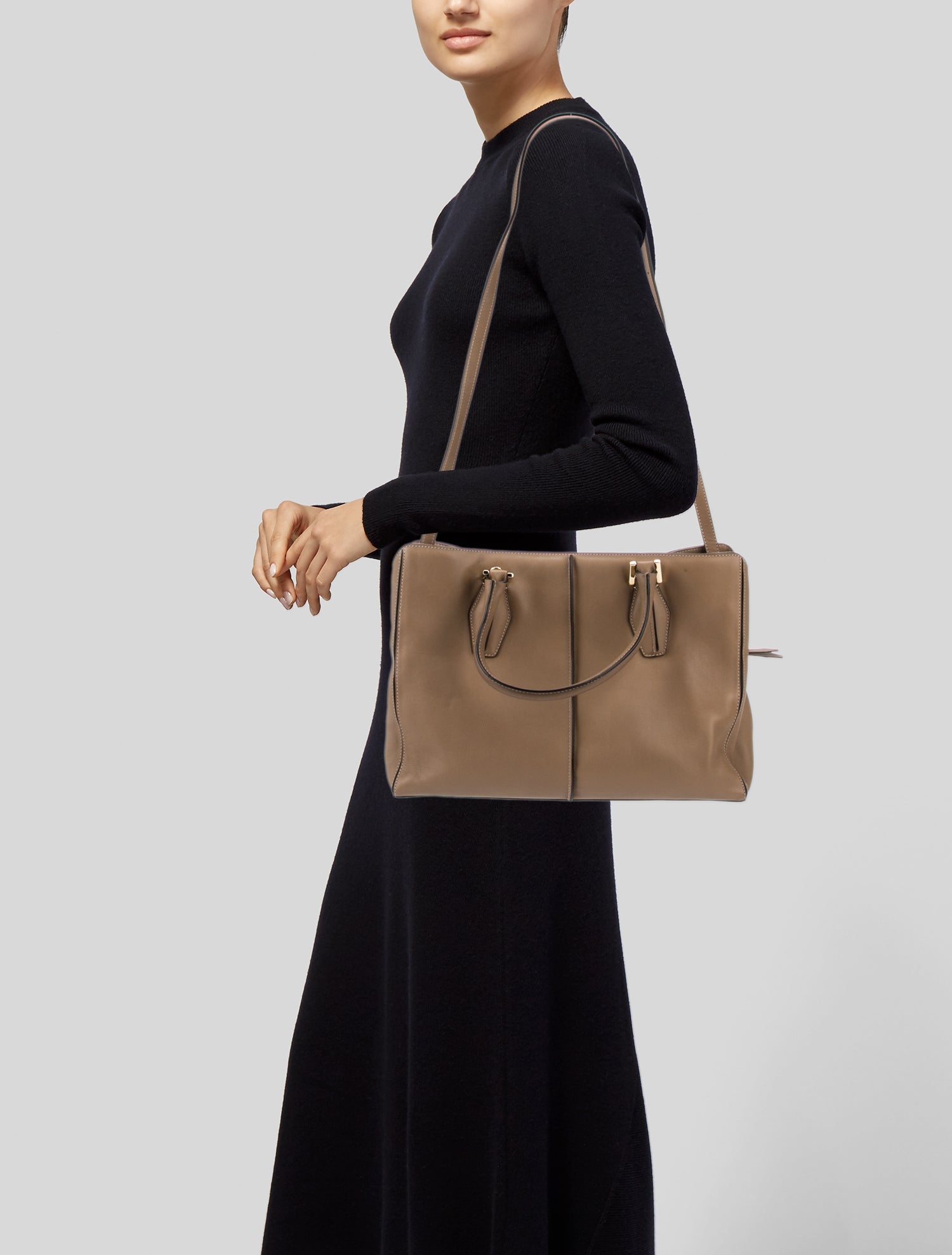 Tod's Leather Top Handle Bag