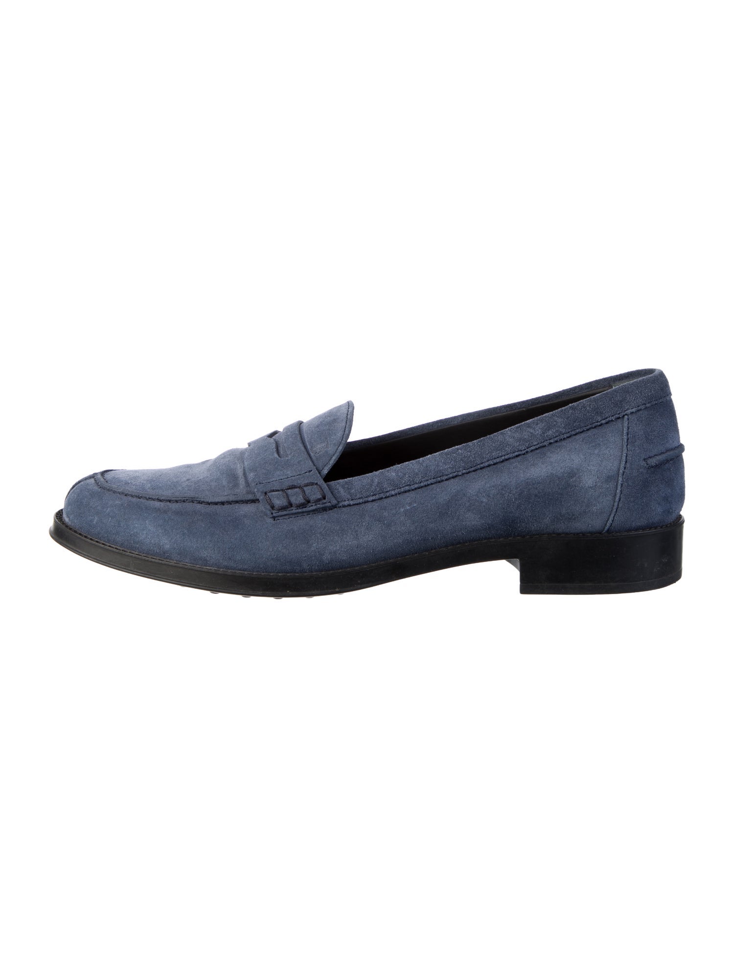 Tod's Suede Tassel Accents Loafers