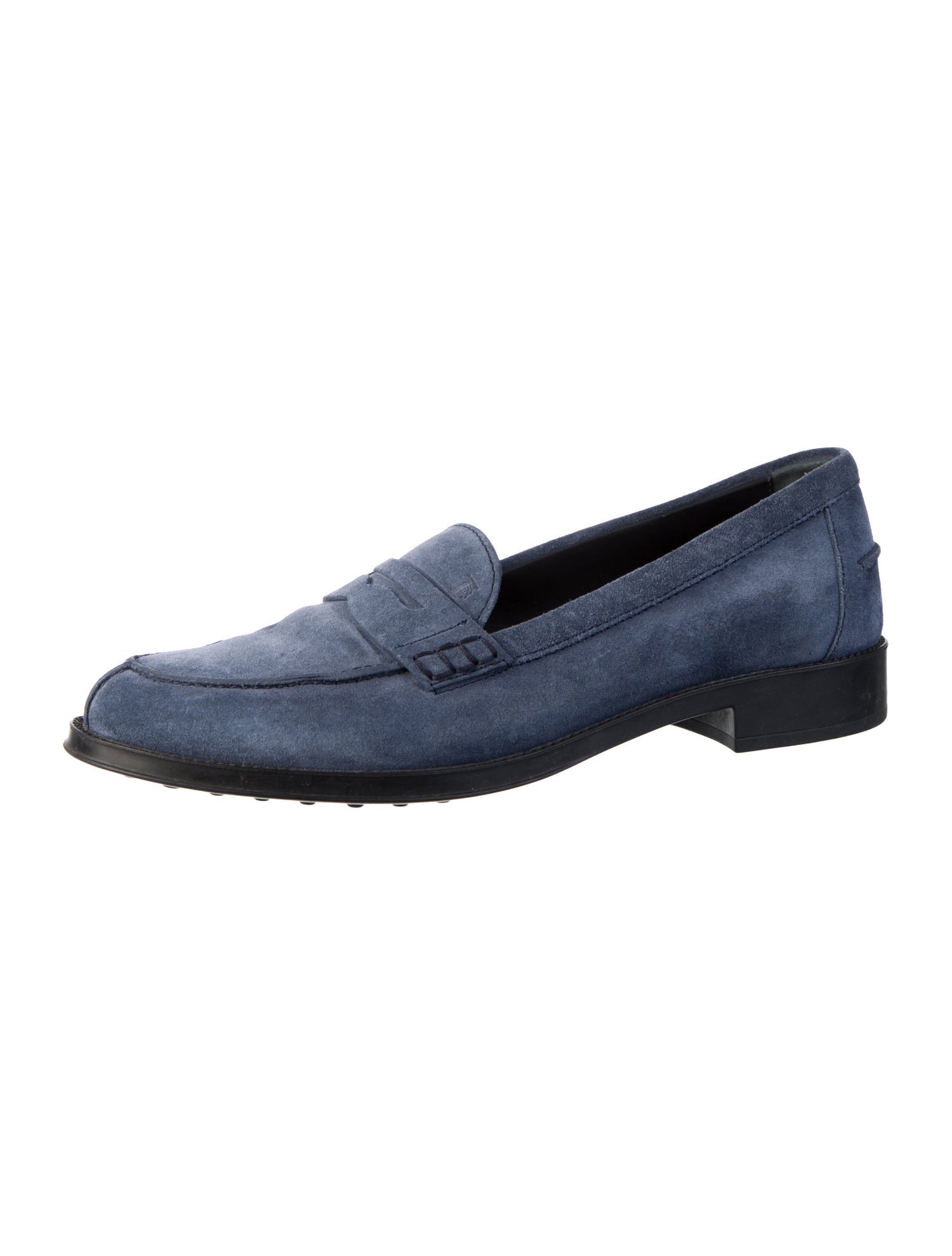 Tod's Suede Tassel Accents Loafers