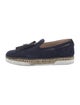 Tod's Suede Tassel Accents Espadrilles