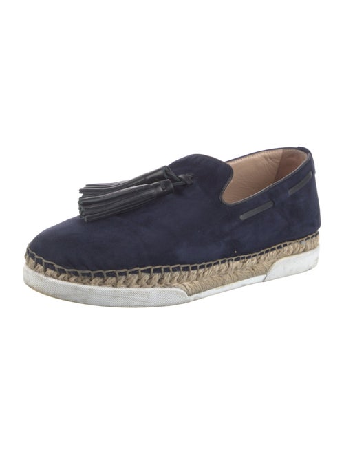 Tod's Suede Tassel Accents Espadrilles