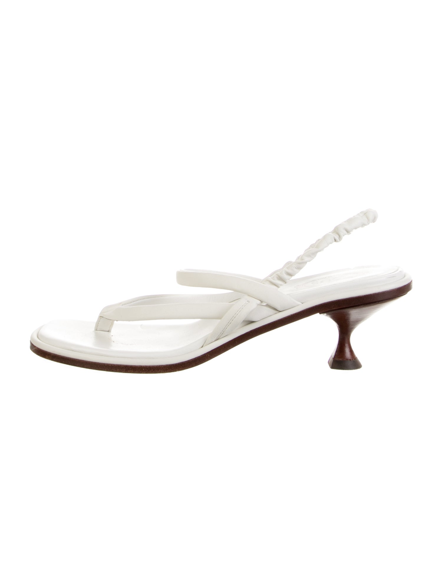Tod's Leather Slingback Sandals