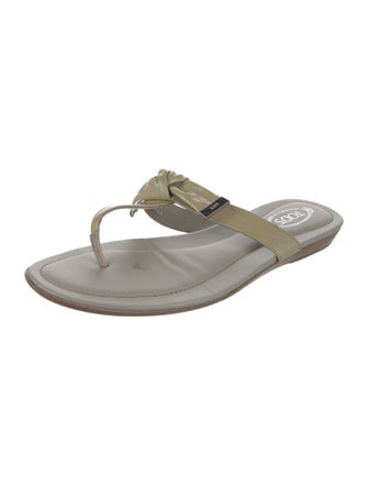 Tod's Leather Flip Flops