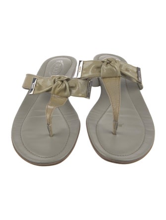 Tod's Leather Flip Flops