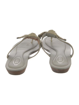 Tod's Leather Flip Flops