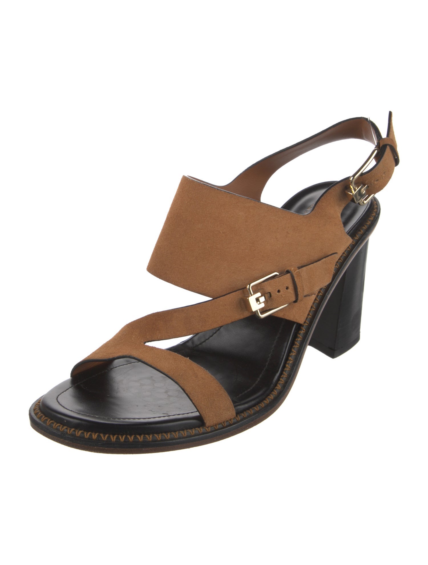 Tod's Suede Slingback Sandals