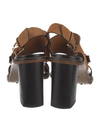 Tod's Suede Slingback Sandals