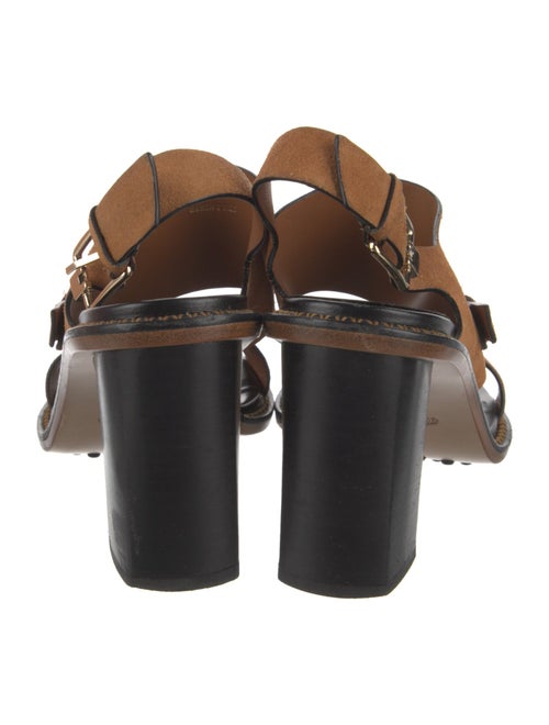 Tod's Suede Slingback Sandals