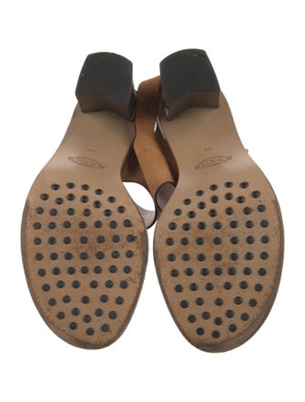 Tod's Suede Slingback Sandals