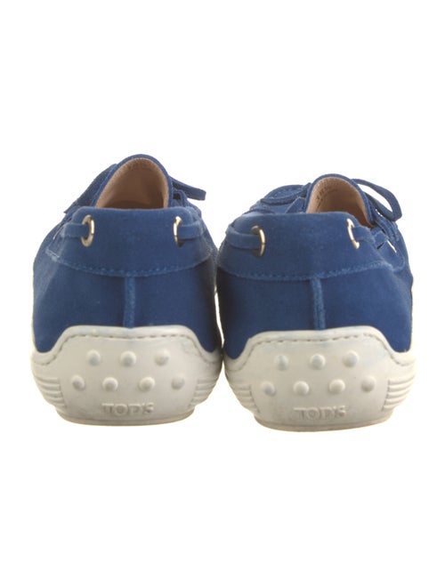 Tod's Suede Bow Accents Loafers