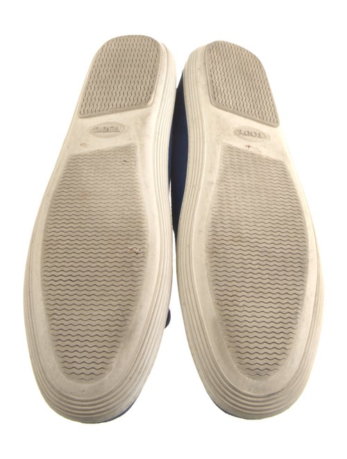 Tod's Suede Bow Accents Loafers