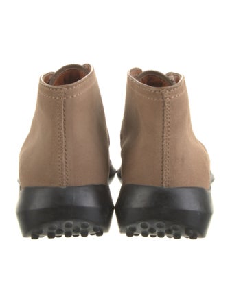 Tod's Suede Lace-Up Boots