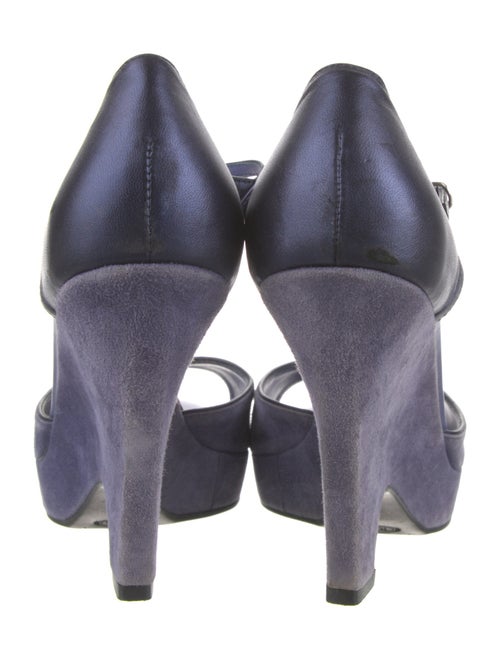 Tod's Suede T-Strap Pumps