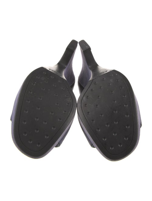 Tod's Suede T-Strap Pumps