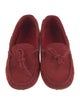 Tod's Suede Bow Accents Moccasins