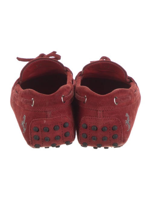 Tod's Suede Bow Accents Moccasins