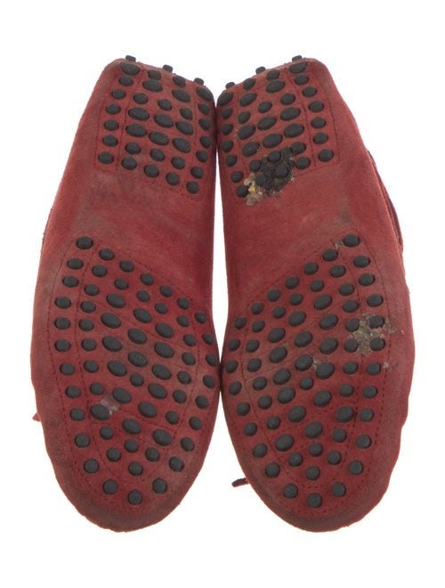 Tod's Suede Bow Accents Moccasins