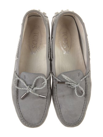 Tod's Suede Whipstitch Trim Moccasins