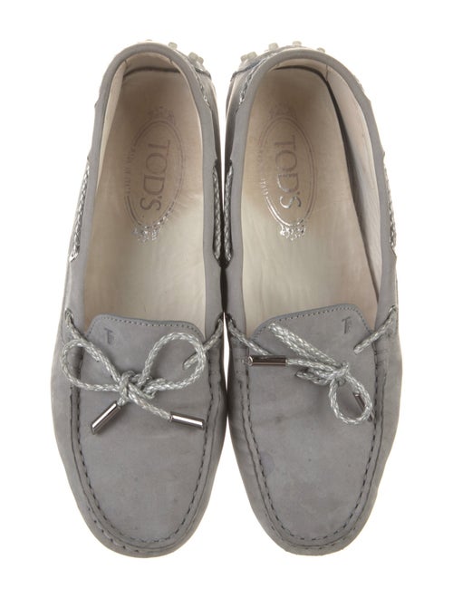 Tod's Suede Whipstitch Trim Moccasins