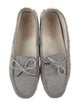 Tod's Suede Whipstitch Trim Moccasins
