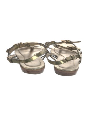 Tod's Patent Leather T-Strap Sandals